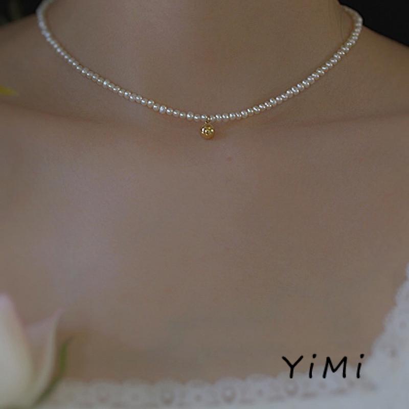 Vòng cổ đính ngọc trai nhân tạo