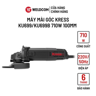 Máy mài góc kress ku699/ku699b đánh bóng vật liệu công suất 710w 100mm