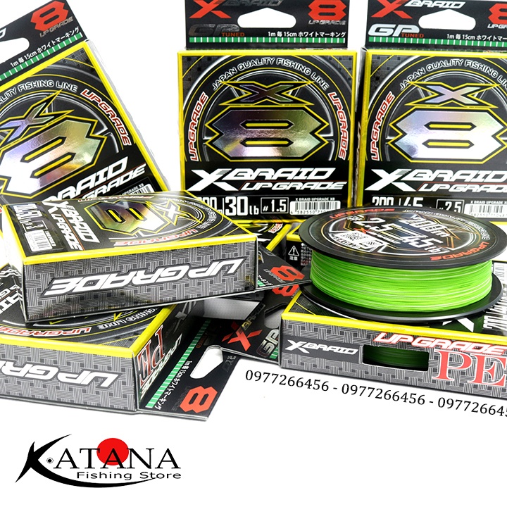 Dây PE YGK X-Braid Upgrade - cuộn 200m - 150m