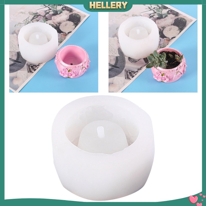 Khuôn Silicone Làm Nến / Xà Phòng / Chậu Hoa