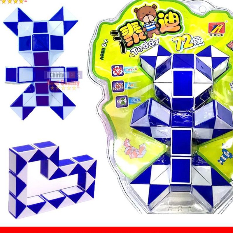 Rubik biến thể tạo hình 72 Đoạn, Rubik dây 72 khớp, lập phương đa hình cao cấp