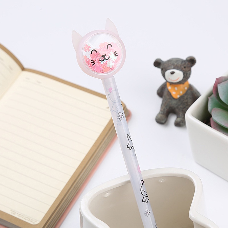 Bút Mực Gel Ngòi 0.5mm Hình Thỏ Dễ Thương