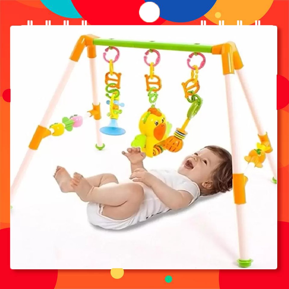 Kệ Đồ Chơi Chữ A Cho Bé Nằm Chơi