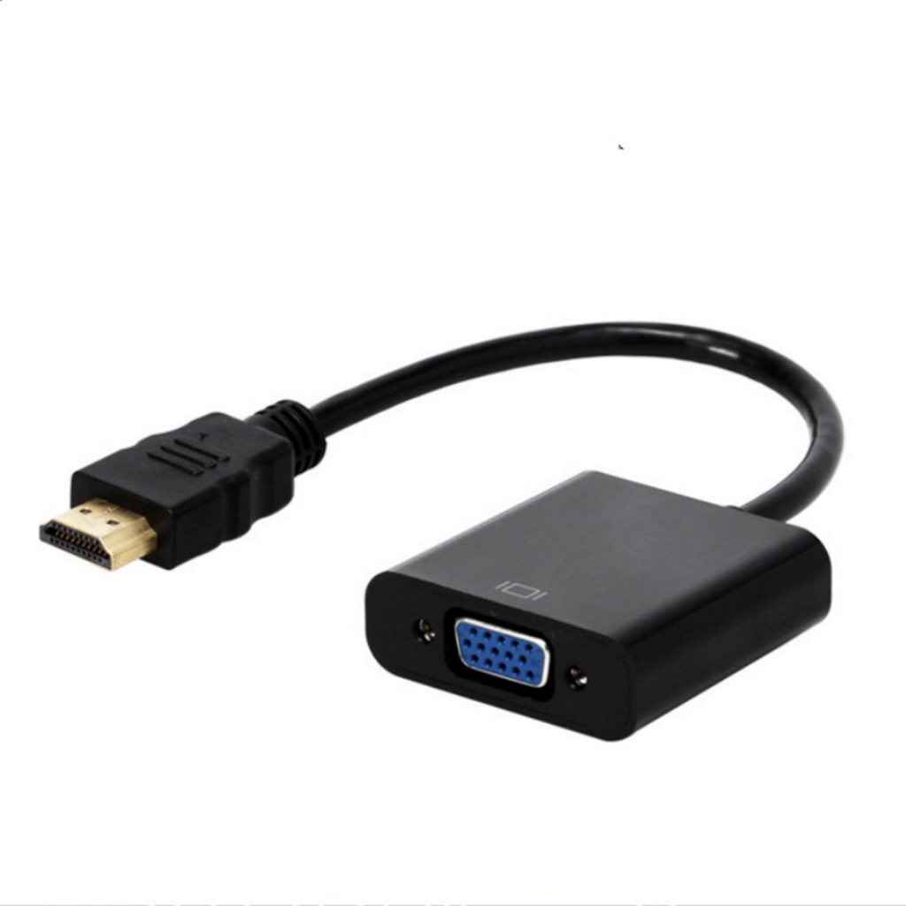 Cáp chuyển đổi HDMI sang VGA đầu ra VGA kỹ thuật số sang Analog 1080P PC DVD TV
