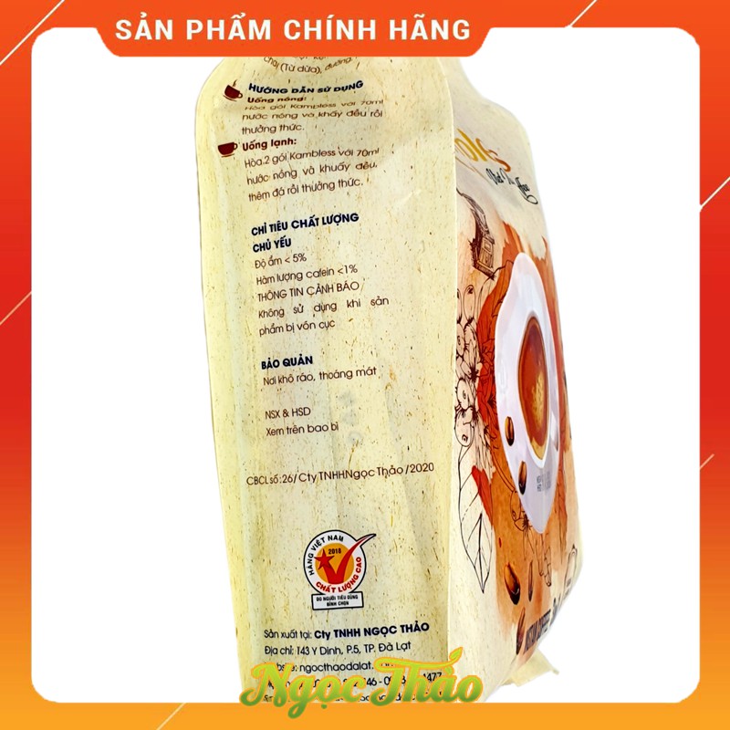 Gói cafe hòa tan thuần chay (Vegan) Kambless Ngọc Thảo | 30 túi | BigBuy360 - bigbuy360.vn