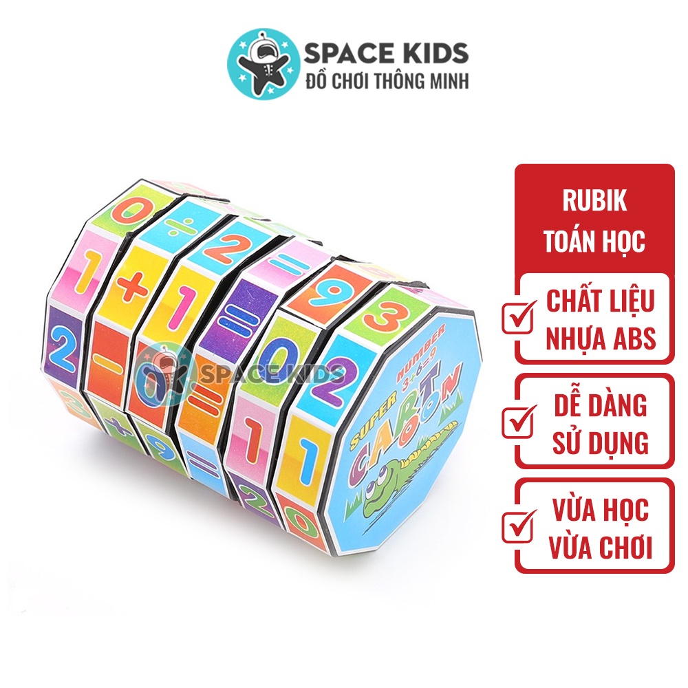 Đồ chơi cho bé Rubik toán học giúp tập làm phép tính cơ bản Space Kids