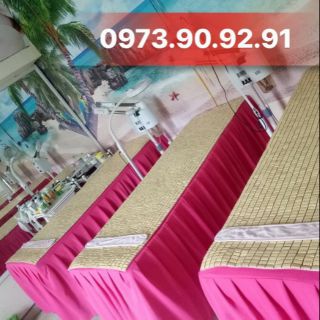 Chiếu trúc trải giường spa kt 60cm x 1.6m và 60 x 1.7m