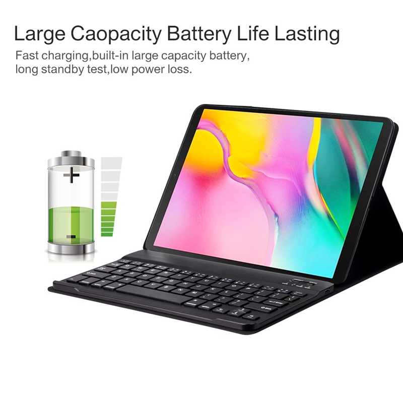 Bao Da Máy Tính Bảng Tích Hợp Bàn Phím Bluetooth Không Dây Cho Samsung Galaxy Tab A 8.0 P200 / P205 2019