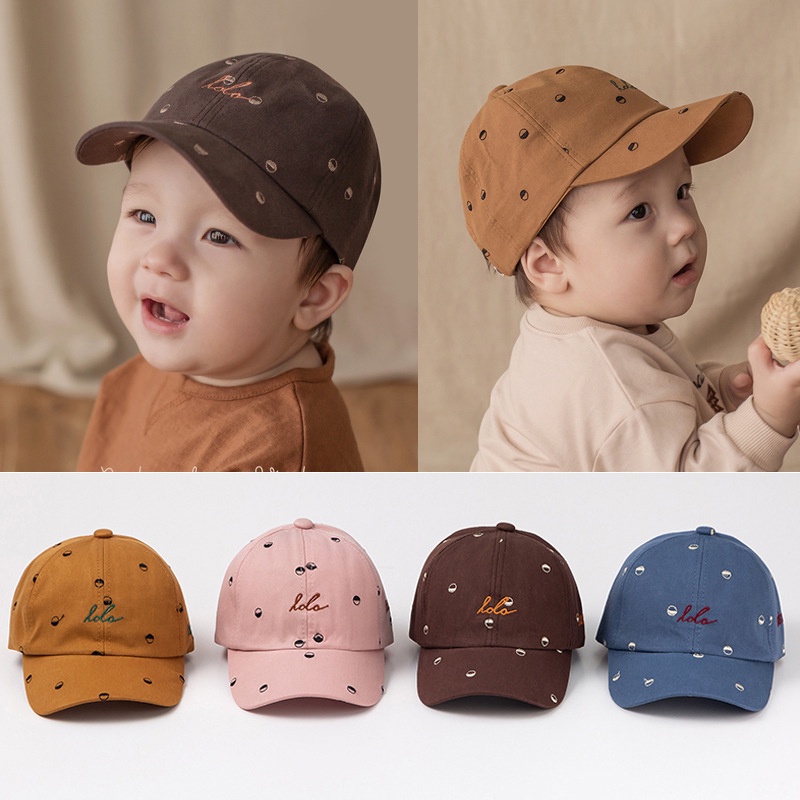 Mũ Lưỡi Trai Cotton Phong Cách Hip Hop Thời Trang Xuân Hè Có Thể Điều Chỉnh Cho Bé