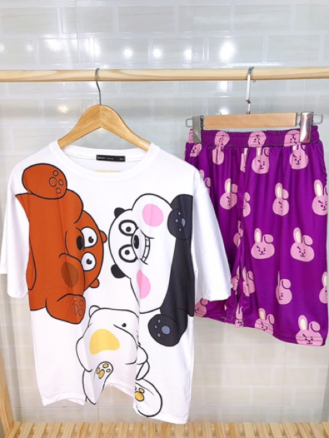 Set áo quần CARTOON SIÊU DỄ THƯƠNG