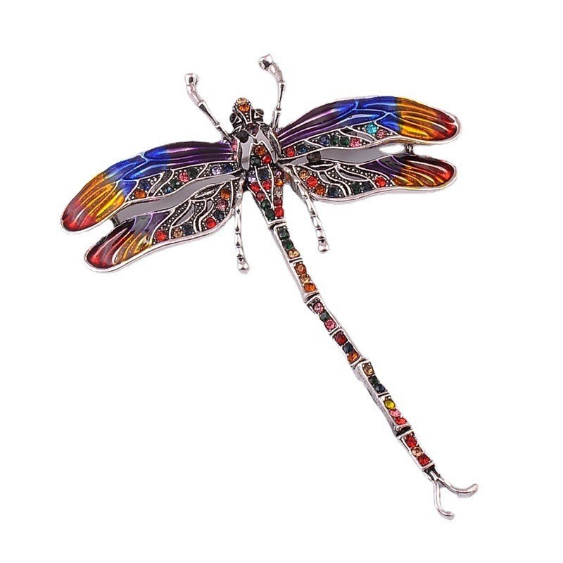 Ghim Cài Áo Hình Chuồn Chuồn Phong Cách Retro Thời Trang