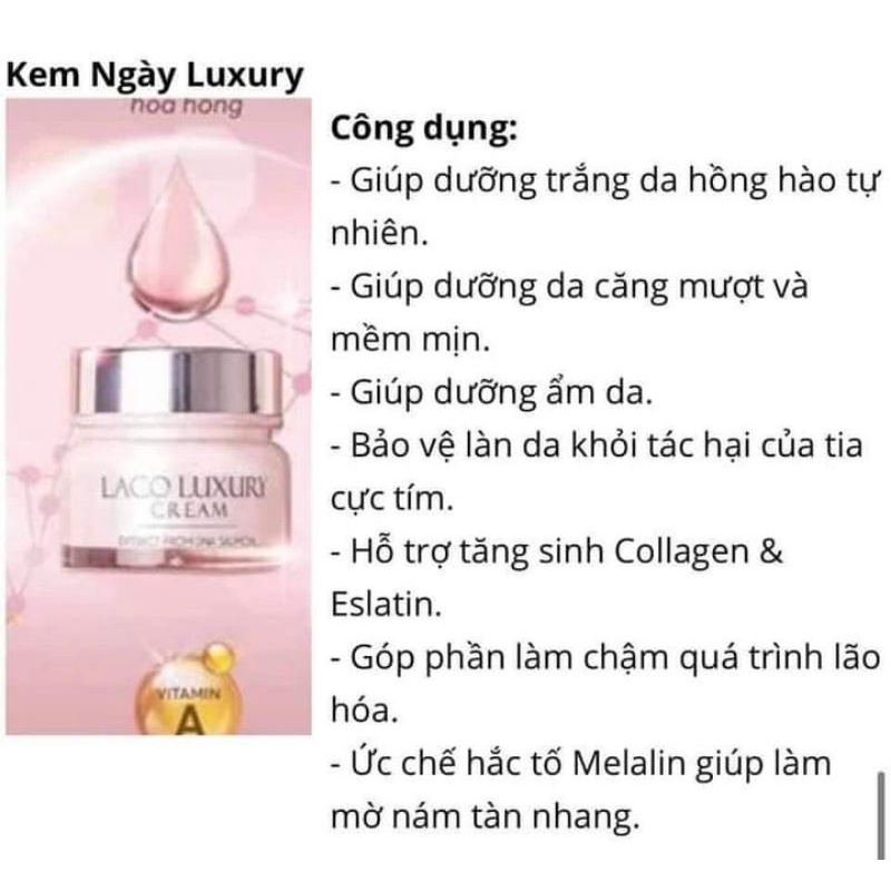 Kem ngày laco luxurry cream
