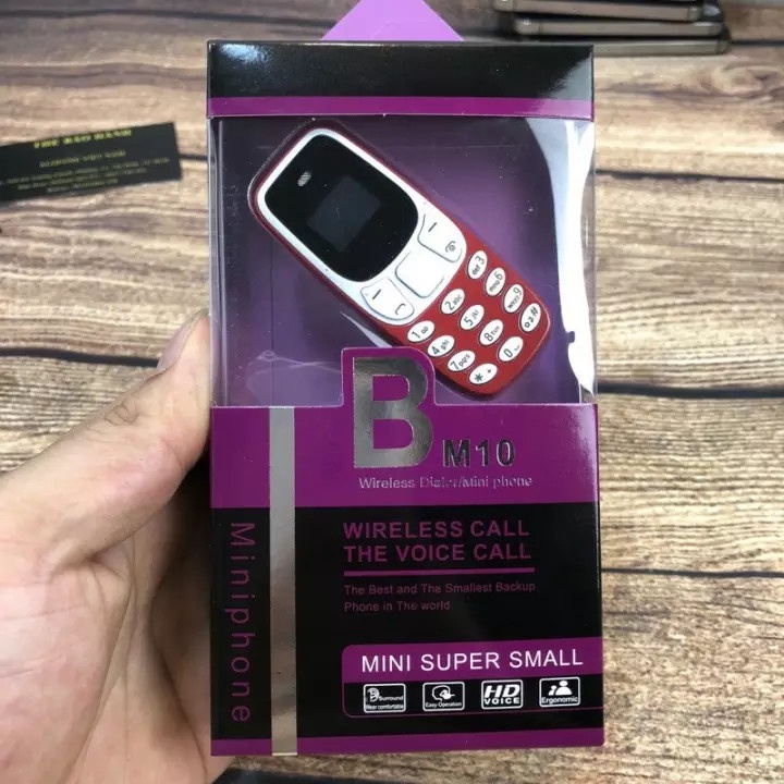 Điện thoại mini siêu nhỏ L8Star BM10 0.66 inch 2 sim 2 sóng, nghe nhạc, thay đổi giọng nói
