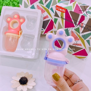 Túi nhai Rusch Đức tặng kèm 3 núm nhai các cỡ