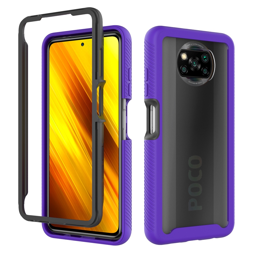 Ốp điện thoại bảo vệ toàn diện mặt trước và sau cho XIAOMI POCO X3 NFC/ X3 PRO/ MI 10T PRO 5G/ 10T LITE/ MI NOTE 10LITE