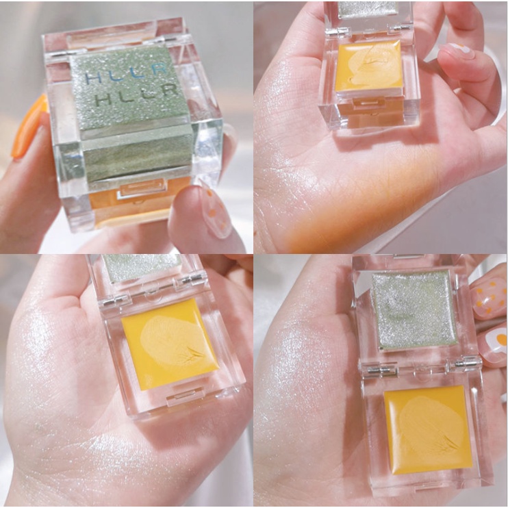 Hộp phấn má hồng / bắt sáng hai màu sắc tự nhiên lâu trôi cao cấp