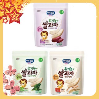 Bánh gạo hữu cơ cho bé ăn dặm ILDONG Hàn Quốc