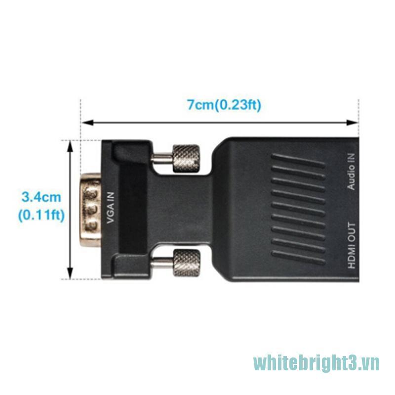 Đầu Chuyển Đổi Vga Sang Hdmi 1080p | BigBuy360 - bigbuy360.vn