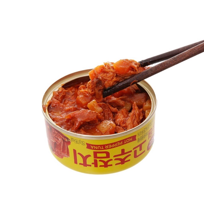 Cá ngừ vị ớt cay gấp đôi Dongwon 100g