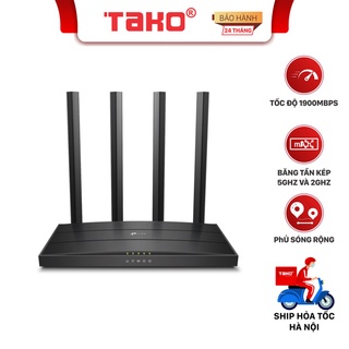 Bộ phát wifi TpLink Archer C80 công nghệ MU-MIMO 3x3 băng tần kép chuẩn AC1900. Chính hãng, BH 24 tháng