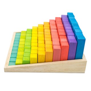 Bộ Xếp 100 Hạt Bậc Thang ( Kèm Học Liệu) - Đồ Chơi Sạch Cánh Diều - Phát Triển Tư Duy