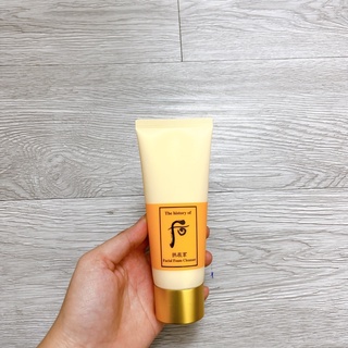 Set sữa rửa mặt Whoo vàng Foam Cleanser