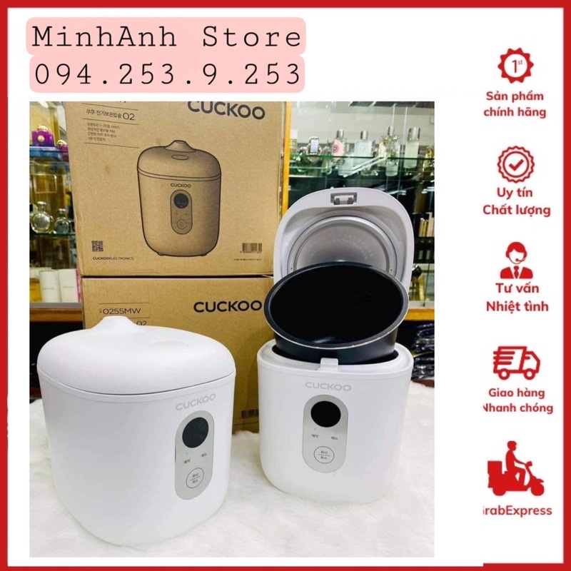 NỒI CƠM ĐIỆN MINI CUCKOO CR-0255MW HÀN QUỐC