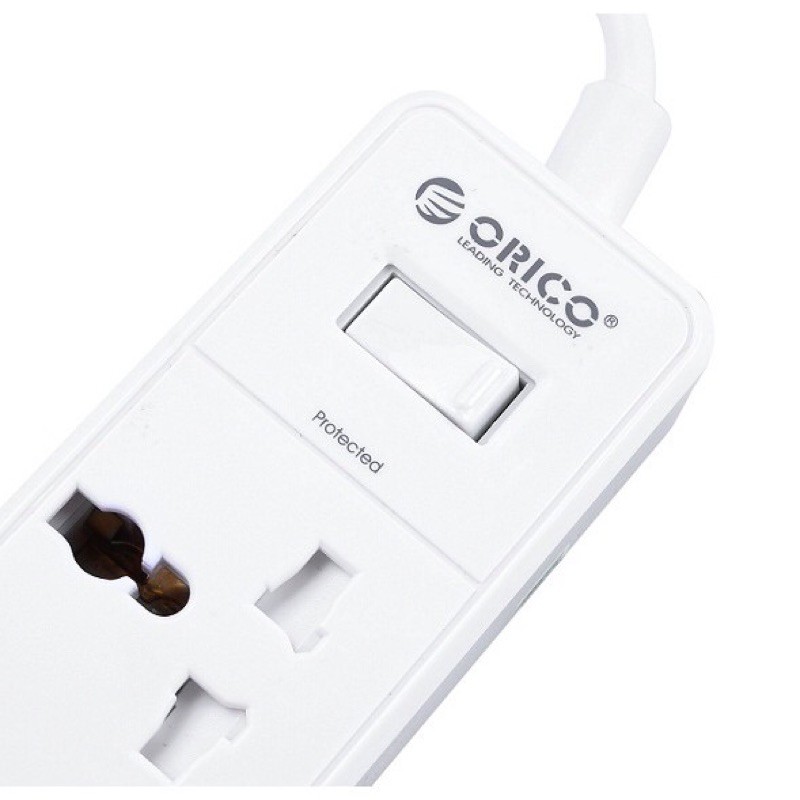 Ổ cắm điện ORICO OSC-4A4U-UN 4 lỗ , 4 cổng sạc USB 2.4A