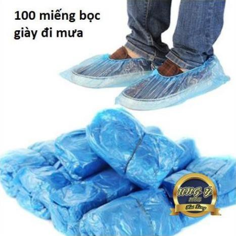 BỌC GIÀY ĐI MƯA LOẠI DÀY - COMBO 100 MIẾNG BỌC GIÀY | Shopee Việt Nam