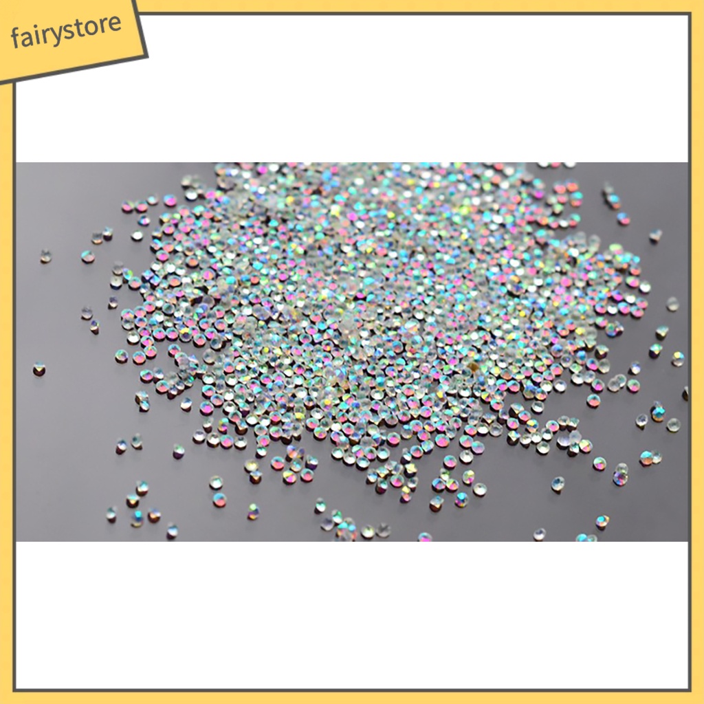 [Hàng mới về] Hộp đá pha lê mini 1.1-1.3mm lấp lánh trang trí móng tay chuyên dụng