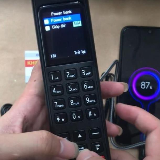 Điện Thoại KECHAODA K888 pin khủng 3 Sim Kiểu bộ đàm BH 12 tháng