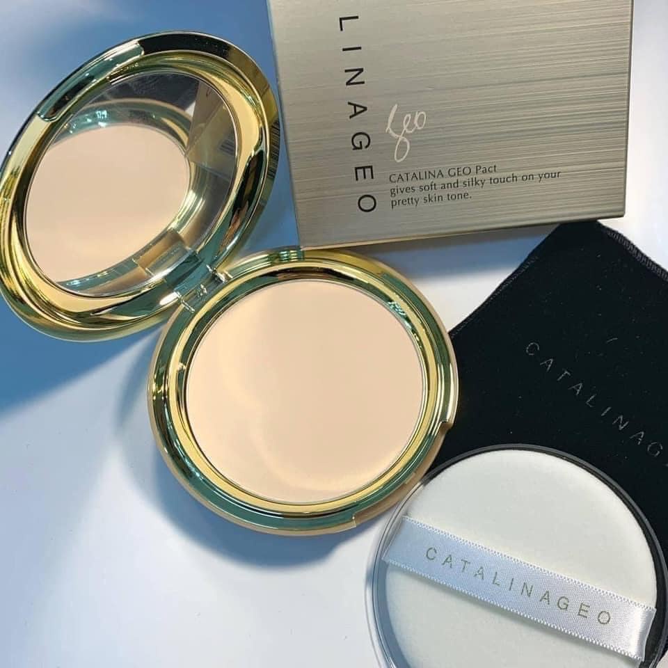 Phấn phủ Geo Lamy vàng siêu mịn Catalina Golden Pact