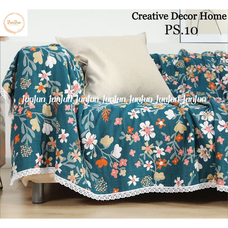 H1_Phủ Khăn Thảm Chăn Sofa Chất liệu Vải Xô Sợi Organic - Dòng cao cấp vượt trội