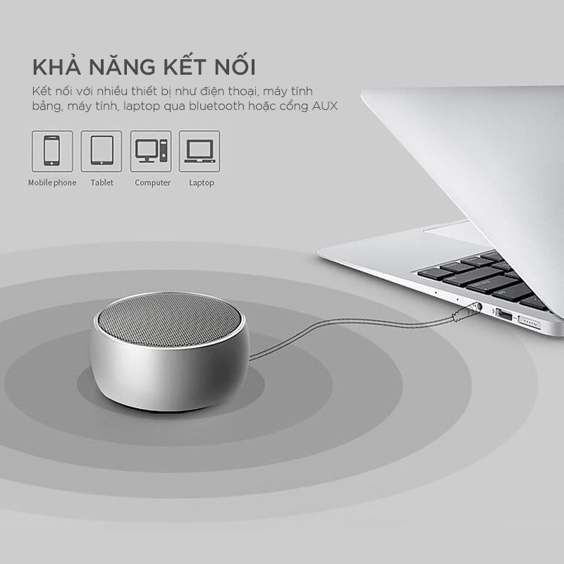 Loa bluetooth mini Simplicity BS01 âm thanh cực hay, bảo hành 3 tháng (giao màu ngẫu nhiên)