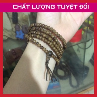 Vòng trầm 4li 216 hạt đeo tay