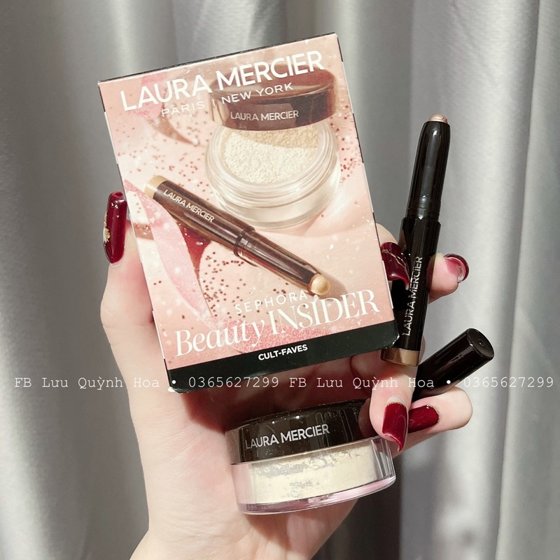 Set phấn phủ bột và sáp mắt Laura Mercier Sephora minisize