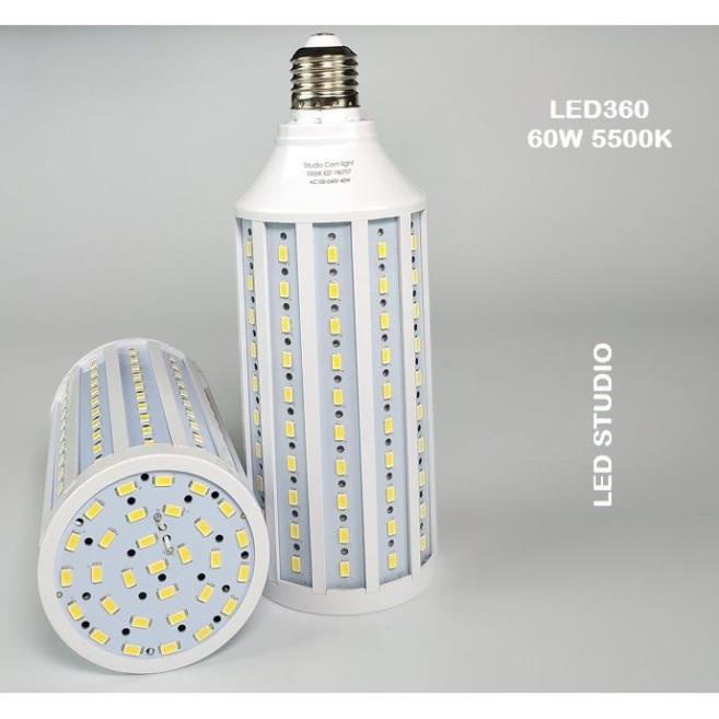 Bộ 2 đèn 5 bóng LED360 40w + Softbox 60×90