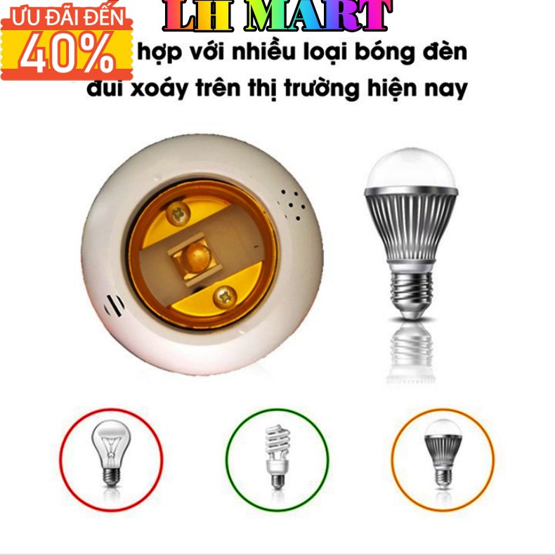 [ HOT ] Đui Đèn Cảm Biến Âm Thanh Tự Động Sáng Trong Tối Thông Minh - Đui Đèn Cảm Ứng Âm Thanh Lên Tới 60 dB