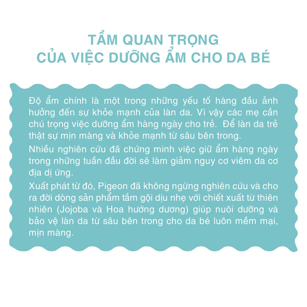 [QUÀ TẶNG KHONG BAN] Tắm gội dịu nhẹ Hoa hướng dương Pigeon 50ml