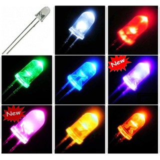 50 cái Led trong nhiều màu siêu sáng 3MM