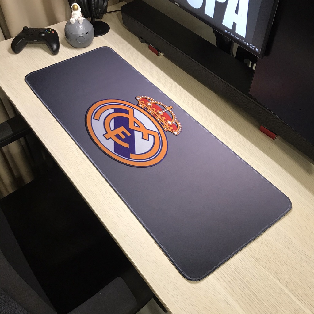 Lót Chuột - Pad Chuột - Mouse Pad - LOGO CLB Bóng Đá - Chống Nước - Size lớn (90x40 dày 4mm) (80x30 dày 3mm)