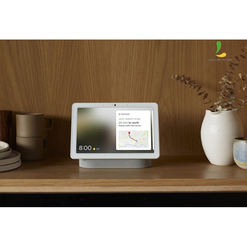 Trợ lý ảo Google Nest Hub Max màn hình cảm ứng 10&quot; - Tích hợp trợ lý ảo Google Assistant  ra lệnh bằng tiếng Anh