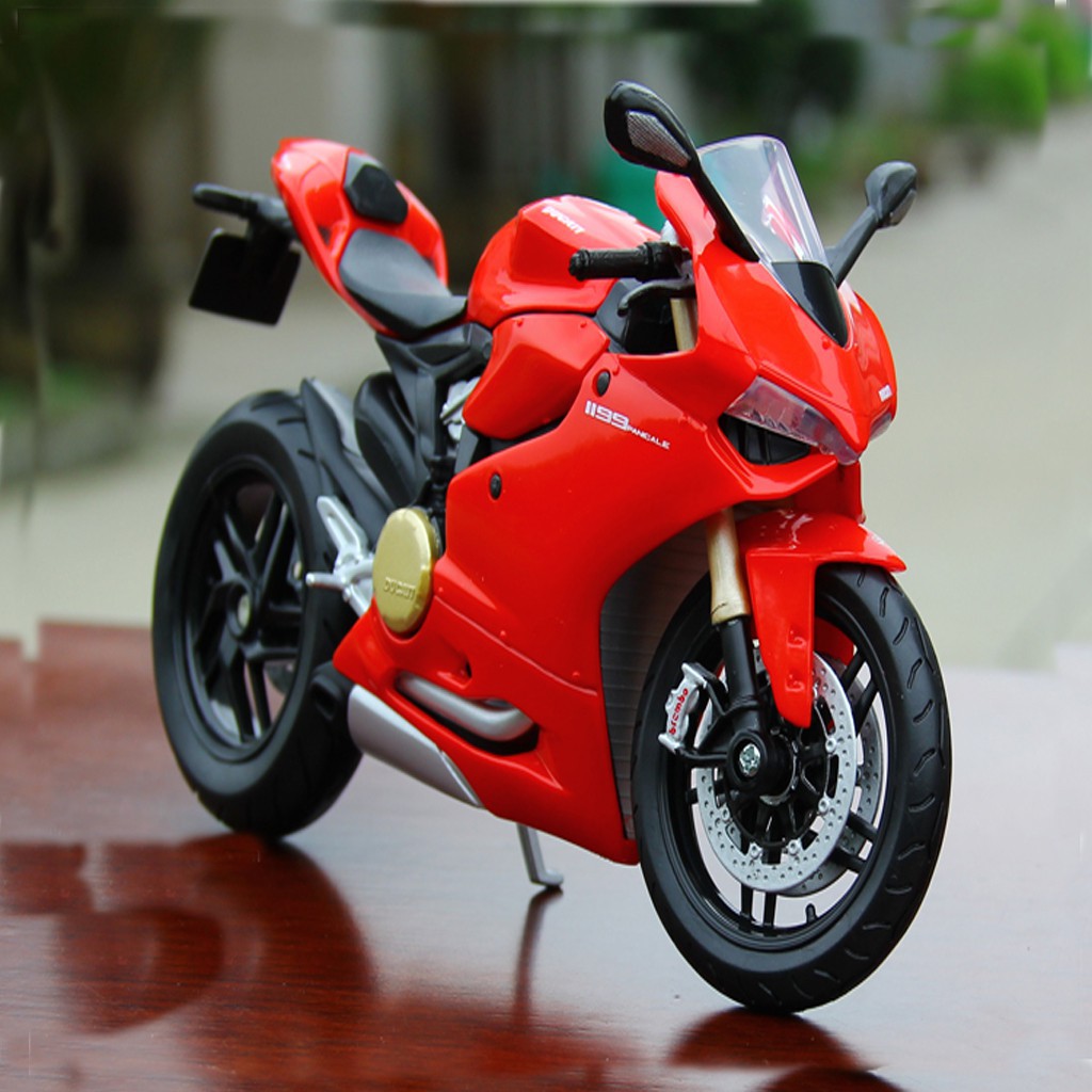 Mô hình xe mô tô Ducati 1199 tỉ lệ 1/12