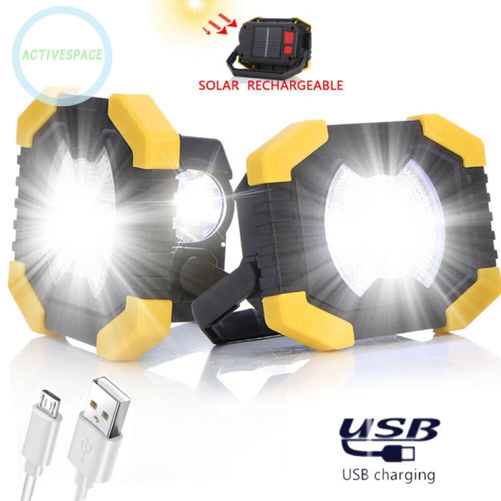 Worklight Equipment Outdoor Tool Working Lamp 2 Modes Rechargeable Flashlight Camping Spotlight Safety Floodlight
