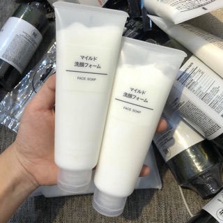Sữa rửa mặt muji face soap 120g nhật bản