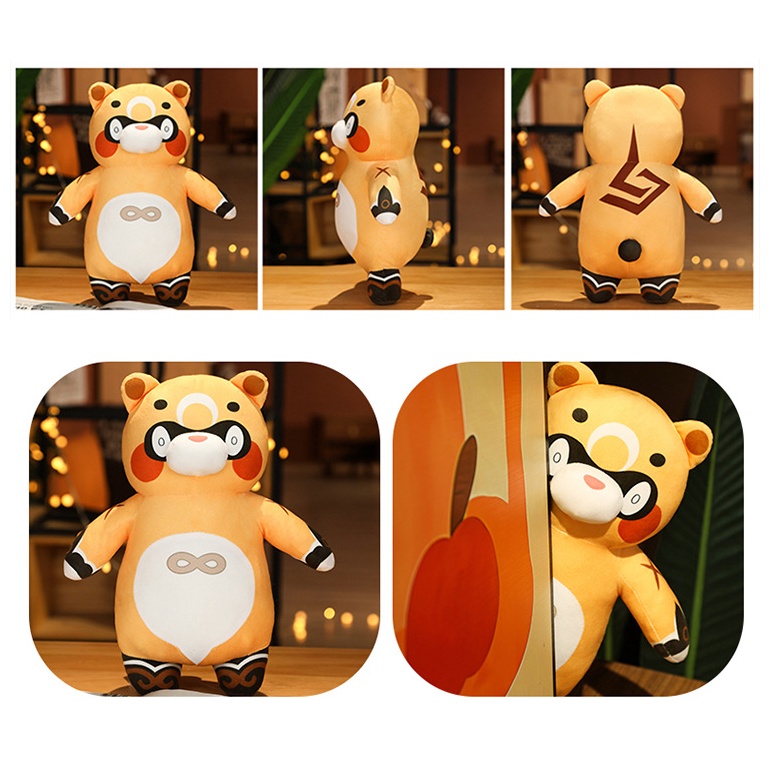 45cm Genshin Impact Xiangling Gouba Panda Toy Plush Kawaii Doll Gifts For Fans