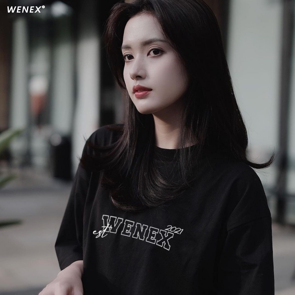 Áo Thun Tay Lỡ WENEX Phông Unisex Nam Nữ Cotton Oversize Form Rộng Local Brand Est 2021 Basic