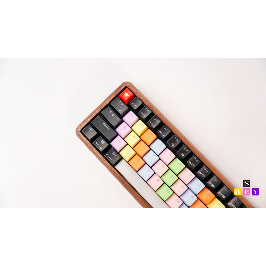 Vỏ Gỗ Bàn Phím Cơ RK71 - CASE WOOD MECHANICAL KEYBOARD RK71