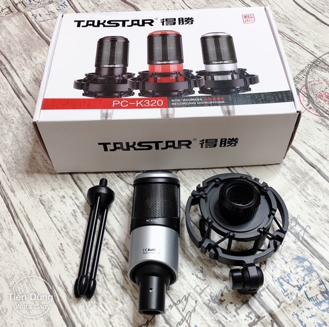 Mic Thu Âm Takstar PC K320 Cao Cấp Tặng Kèm Dây Mic Canon Cao Cấp Bảo Hành Lên Đến 12 Tháng