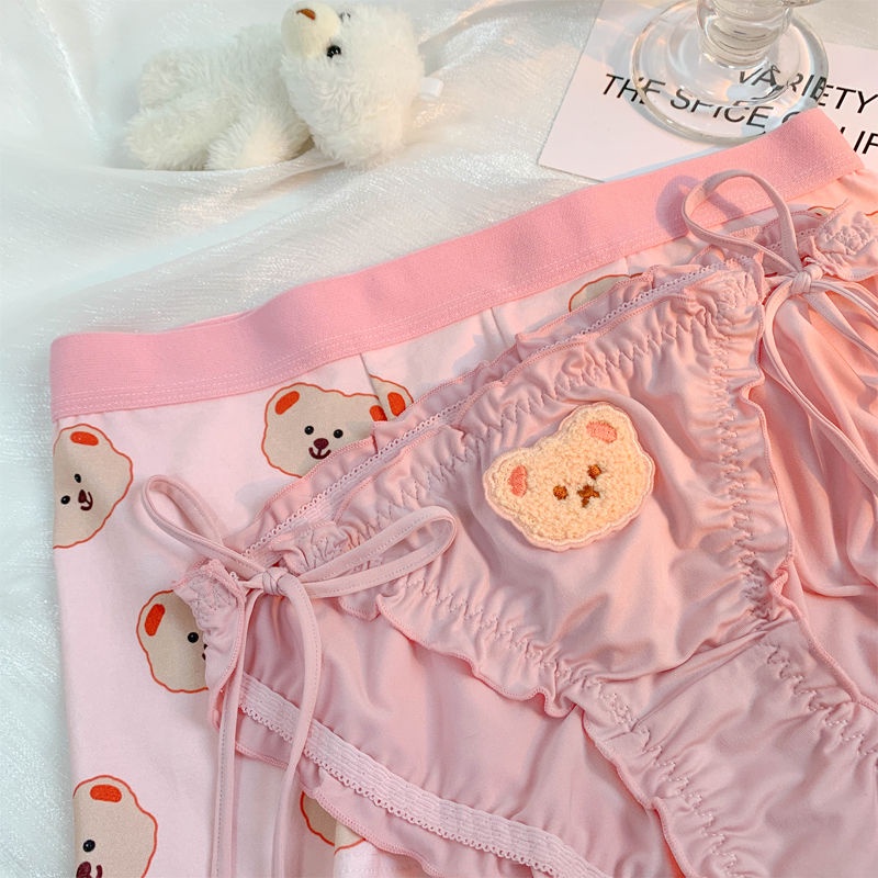 Cub * Quần Lót Cặp Đôi Hoạt Hình Nhẹ Dễ Thương Phong Cách Mới